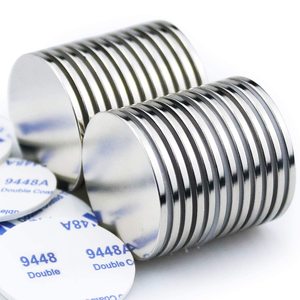 강력한 네오디뮴 디스크 자석, 냉장고용 양면 접착제가 있는 희토류 자석 - Product Image 3