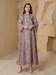 Nuevo Vestido de Tul Completo con Bordado Integral y Lentejuelas, Vestido Maxi de Alta Costura, Venta al Por Mayor de Fábrica - Product Image 4