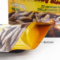 Sachet Doypack Ziplock Imprimé par Gravure, Résistant à l'Humidité et Adapté au Congélateur, pour Bâtonnets de Poisson, Fabrication OEM