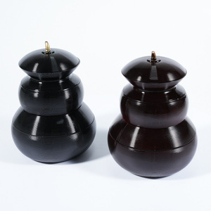 Boîte à bento/couverts en plastique de style japonais, en forme de gourde, peinte par pulvérisation, pour sashimi, vaisselle pour restaurants japonais, fondue chinoise - Product Image 1