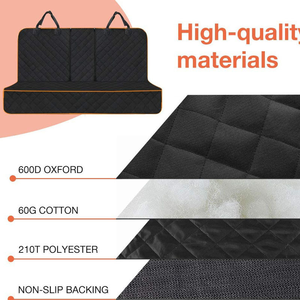 Tapis anti-rayures pour <span class=keywords><strong>chien</strong></span> de voiture, housse de siège robuste pour animaux de compagnie avec rabats latéraux pour SUV et <span class=keywords><strong>protection</strong></span> complète des portes - Product Image 4