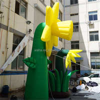 Sculpture de fleur gonflable personnalisée Meichen pour événements promotionnels commerciaux – Fournisseur direct d'usine de structures gonflables