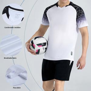 Camiseta de Fútbol Original de Calidad para Jugador, Tela de Secado Rápido, Uniformes de Club de Calidad Tailandesa, Personalizable para Equipos, Lisa - Product Image 1