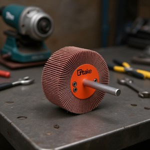 Ttake Abrasive Cloth Flap <b>Wheel</b> 20x15 Mm 6 Mm Shaft 240 Grit For <b>Grinding</b> - Product Image 3