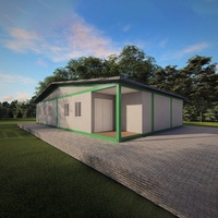 Maison conteneur préfabriquée démontable en kit pour centre de santé, infirmerie, réadaptation communautaire et service d'hospitalisation d'urgence