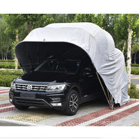 Toldo al por mayor para coche, tienda de tela Oxford para coche, cobertizo de aparcamiento portátil plegable, tienda de campaña para coche, toldos plegables para garajes