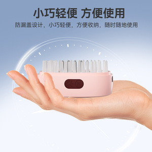 Peigne à cheveux massant à vibrations lumineuses 7 couleurs pour l'infusion d'essence capillaire et les soins du cuir chevelu - Product Image 3