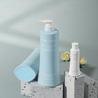 Bouteille en plastique de luxe personnalisée de 80 ml / 670 ml pour shampoing, gel douche, après-shampoing, avec pompe à lotion pour soins de la peau, lotion corporelle, cosmétiques