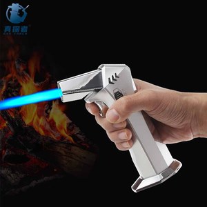 GF-915 Đèn Pin Đại Bàng Khí Bơm Lại Ngọn Lửa Điều Chỉnh Được Chống Gió Mô Hình Mới - Product Image 6