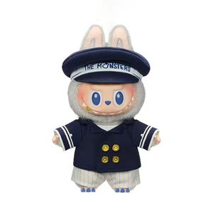 POPMART Originale al 100% - <span class=keywords><strong>Serie</strong></span> LABUBU: Portachiavi Bambola di Peluche in Vinile Labubu Capitano Marinaio - Scatola a Sorpresa - Product Image 3