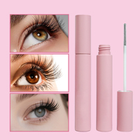 Boîte d'emballage unique pour sérum pour cils, logo personnalisé, ensemble de soins de la peau, flacon en plastique, tube de revitalisant pour extensions de cils avec applicateur