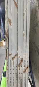 แผ่นหินควอตซ์ไซต์ขัดเงาขนาด 3.3 x 2.1 เมตร หนา 2 ซม. แผ่นหินควอตซ์ไซต์เกรนริเวอร์สีเขียว สำหรับใช้ในวิลล่า โรงแรม และคลับ - Product Image 4