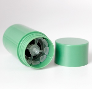 50g Round Plastic Twist-up Solid <b>Perfume</b> <b>Bottle</b> Black White Deodorant Antiperspirant Targeted for Good Visibility Convenience - Product Image 3