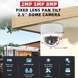 5MP Sony335 telecamera di sorveglianza Mini telecamera IP impermeabile antivandalismo 4K HD ptz Poe telecamera di sicurezza di rete