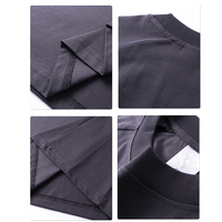 Camiseta sin mangas para hombre, 100% algodón, tejido de punto, 300g, peso pesado, corte holgado, lisa para estampar, venta al por mayor