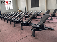 Banc pliable réglable de haute qualité Mairuida MRD-L015, garantie de 2 ans, couleur personnalisable pour la remise en forme commerciale