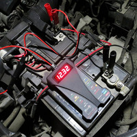 Professional 12V Car Battery Tester LED Digital Alternator Analyzer Auto Motorcycle Cranking Load Test Voltmeter Diagnostic Tool