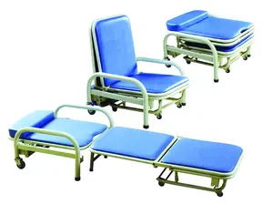 Hastane eşlik için fabrika doğrudan satış hastane Recliner sandalye yatak