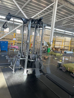 Equipo de Gimnasio Comercial ROSEN, Estación Multifuncional de Entrenamiento de Fuerza con Cable Cruzado, Multi-Jungle Low Row