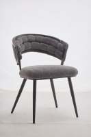 Chaise de salle à manger de designer italien, fauteuils de luxe légers pour petits appartements modernes, pour hôtels, style simple et chic.