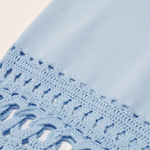 <span class=keywords><strong>Abito</strong></span> Estivo da Donna di Alta Gamma, Nuovo Stile alla Moda <span class=keywords><strong>in</strong></span> Viscosa Lavorata a <span class=keywords><strong>Maglia</strong></span>, Girocollo, Vestibilità Slim, Senza Maniche, Silhouette Lunga a Tubino, Tinta Unita con Nappe - Product Image 6