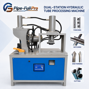 Máquina Hidráulica Multifunción para Perforar, Cortar y Ranurar Tubos Metálicos - Product Image 1