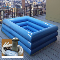 Piscine gonflable U-Rides pour spa avec bâche en PVC, filtre à eau Intex pour usage intérieur/extérieur