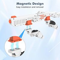 Expérience de Jeu VR Améliorée : Crosse de Fusil VR pour Meta Quest 2 et 3 avec Sangle d'Épaule, Idéal Cadeau de Noël