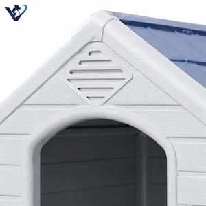 Caseta <span class=keywords><strong>para</strong></span> <span class=keywords><strong>Perros</strong></span> <span class=keywords><strong>de</strong></span> Plástico Resistente a la Intemperie, con Puerta <span class=keywords><strong>de</strong></span> Ventilación, <span class=keywords><strong>para</strong></span> Exteriores - Product Image 4