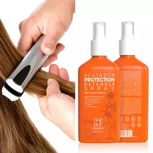 Isı koruyucusu sprey saç spreyi saç koruyucu özel etiket isı koruyucu sprey için