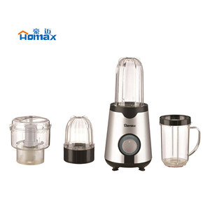 Homax Multi Function Blender 33.5x14x26cm Stainless Steel Electric Juicer Food Processor For Home Use - Product Image 1