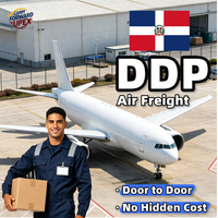 Service de logistique DDP Express porte-à-porte par fret aérien, transitaire chinois, entreposage de marchandises commerciales, République Dominicaine