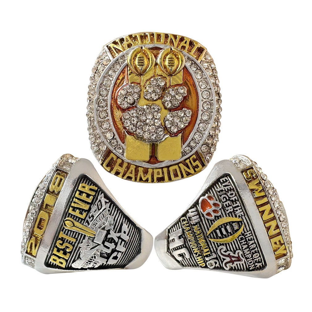 Clemson Championship Rings Classic, Nostalgic, and Popular