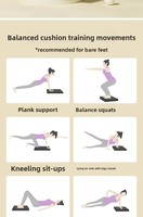 Almohadilla de Equilibrio Personalizada para Gimnasio, Cojín de Estabilidad para Pilates, Equipo de Entrenamiento, OEM, ODM