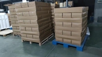 280g/m² Kunstleinwand Schwarze Baumwoll-Leinwandrolle mit Schwarzer Beschichtung für Künstler-Handmalerei