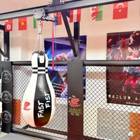 Support mural extérieur pour studios de fitness avec barre de traction et support de sac de vitesse de boxe, conçu pour les combattants professionnels