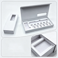 Boîte cadeau écologique pour stylo injecteur jetable, impression personnalisée OEM, boucle magnétique plate, accepte les commandes en gros sous marque privée