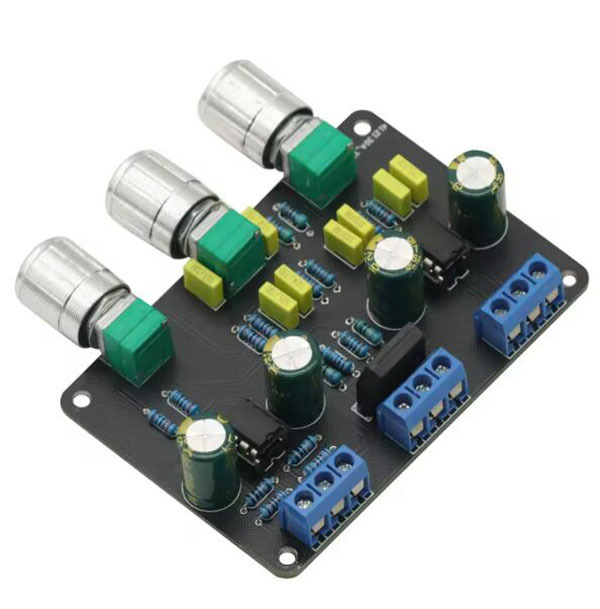 High Quality NE5532 Tone Stereo Preamplifier Board Audio HiFi Amprifier Equalizer Preamp Treble Bass Tone Control Module Board