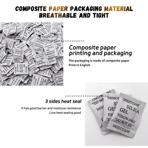 1/2/5/10/20/30/40/50/100/150/200/250/500/1000g Silika Gel Pengering Transparan Silikon Dehumidifier Agen Anti Lembab SIO2 - Product Image 5