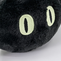 Adorable Peluche Chauve-souris Noire Personnalisée, Douce et Moelleuse, Jouet en Peluche Chauve-souris Mignon, Poupée en Peluche Horreur Dessin Animé, Décoration d'Halloween