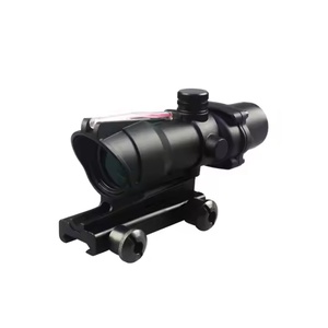 กล้องเล็ง BANGBANG 4x32 อลูมิเนียมปรับได้ ไฟเบอร์ออปติก จุดแดงเรืองแสง สำหรับล่าสัตว์ กล้องเล็งและอุปกรณ์เสริมระดับพรีเมียม - Product Image 1