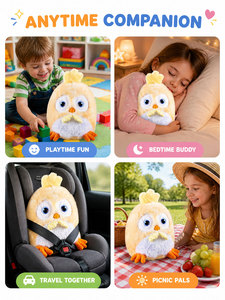 Juguetes de Peluche de Pollo Inteligentes <span class=keywords><strong>con</strong></span> IA, Juguetes Robot que Acompañan las Conversaciones de los Niños, Gran Venta - Product Image 3