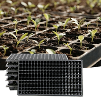 Plateaux de semis en plastique PET réutilisables populaires pour la propagation de légumes avec fonction de drainage, 540x280mm, vente en gros