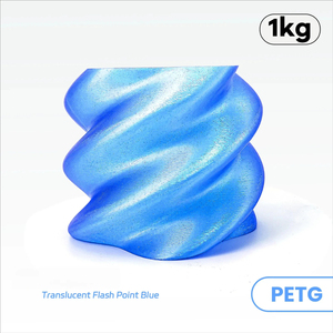 เส้นใย PETG แบบมีประกายโปร่งแสง สวยงาม ใช้งานร่วมกับการพิมพ์ความเร็วสูงของ Bambu Lab น้ำหนัก 1 กก. - Product Image 5