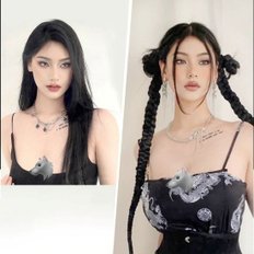Long Daenggi Hair Strap Mujer Witch Hair Piers Hair Band Accesorio - Product Image 1