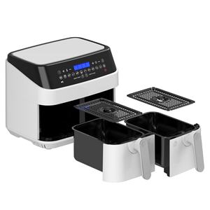 Friteuse domestique double à écran tactile 8L 12L Four-Friteuse électrique Smart Dual Air Friteuses avec <span class=keywords><strong>2</strong></span> paniers indépendants - Product Image 5