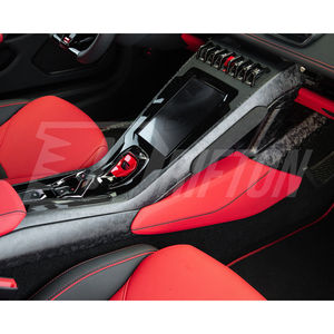 Panel de Reemplazo de Fibra de Carbono Seca para Consola Central (Ambos Lados) para Kits de Interiores Lamborghini Huracán LP610 LP580 EVO Tecnica - Product Image 5