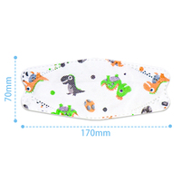 Masque de dessin animé papillon pour enfants avec tissu non tissé 4ply respirant jetable KF94 masques pour enfants pour l'extérieur