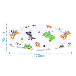 Masker Kartun Kupu-kupu Anak-anak dengan Kain Non-tenun 4ply Masker Anak-anak Sekali Pakai KF94 Dapat Bernafas untuk Luar - Product Image 2