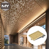 Revêtement de façade en aluminium perforé 3D moderne pour l'extérieur des villas et des hôtels avec couleur personnalisée